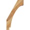Ekena Millwork 6"W x 16"D x 28"H Imperial Rough Sawn Knee Brace, Western Red Cedar BRC06X16X28IMP00RWR - alternate 2
